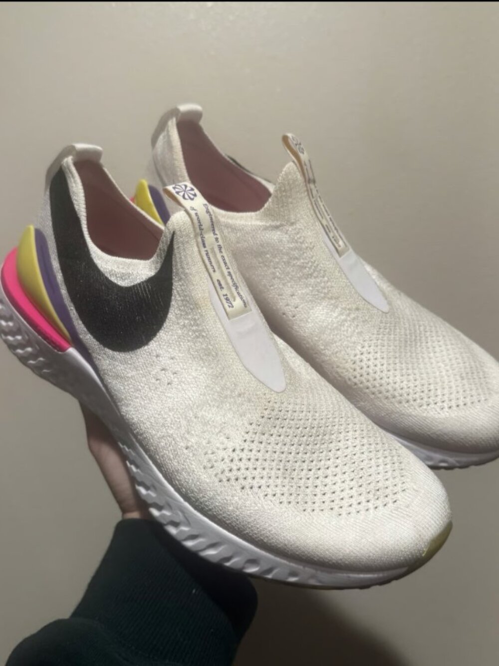 Nike Epic React Flyknit Phantom WHITE/BLACK